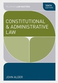 Cover: Constitutional and Administrative Law - Palgrave Macmillan