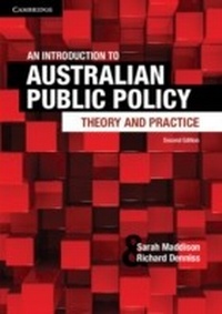 Abbildung von: An Introduction to Australian Public Policy - Cambridge University Press