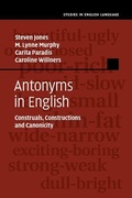 Cover: Antonyms in English - Cambridge University Press