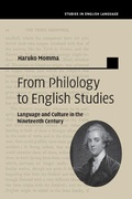 Cover: From Philology to English Studies - Cambridge University Press