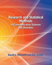 Enlarge image Cover: Research and Statistical Methods in Communication Sciences and Disorders - Delmar Cengage Learning
