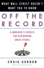 Cover: Off the Record - Crown Publishing Group (NY)
