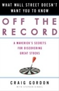Cover: Off the Record - Crown Publishing Group (NY)