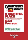 Cover: Quarterly Essay 55 A Rightful Place - ReadHowYouWant