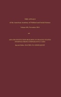 Cover: Aid and Institution-Building in Fragile States - SAGE Publications Inc