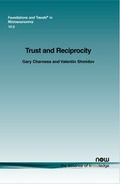 Cover: Trust and Reciprocity - now publishers Inc