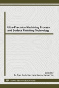 Cover: Ultra-Precision Machining Process and Surface Finishing Technology - Trans Tech Publications Ltd