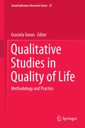 Cover: Qualitative Studies in Quality of Life - Springer
