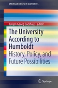 Cover: The University According to Humboldt - Springer
