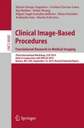 Cover: Clinical Image-Based Procedures. Translational Research in Medical Imaging - Springer