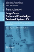 Cover: Transactions on Large-Scale Data- and Knowledge-Centered Systems XV - Springer