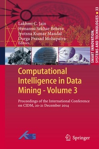 Enlarge image Cover: Computational Intelligence in Data Mining - Volume 3 - Springer