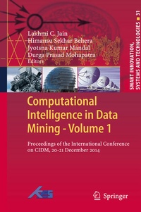 Enlarge image Cover: Computational Intelligence in Data Mining - Volume 1 - Springer