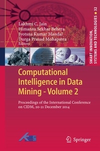 Enlarge image Cover: Computational Intelligence in Data Mining - Volume 2 - Springer