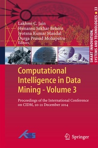 Enlarge image Cover: Computational Intelligence in Data Mining - Volume 3 - Springer