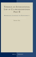 Cover: Towards an International Law of Co-progressiveness, Part II - Martinus Nijhoff