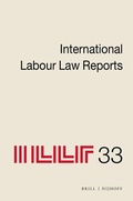 Cover: International Labour Law Reports, Volume 33 - Martinus Nijhoff