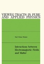 Cover: Interactions between Electromagnetic Fields and Matter - Elsevier