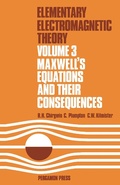 Cover: Maxwell's Equations and Their Consequences - Elsevier