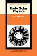 Cover: Early Solar Physics - Elsevier