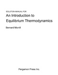 Cover: Solution Manual for an Introduction to Equilibrium Thermodynamics - Elsevier