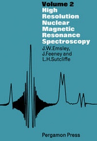 Abbildung von: High Resolution Nuclear Magnetic Resonance Spectroscopy - Elsevier
