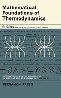 Cover: Mathematical Foundations of Thermodynamics - Elsevier