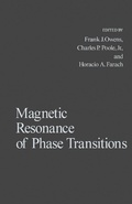 Cover: Magnetic Resonance of Phase Transitions - Academic Press