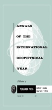 Cover: Tables of IGY Monthly Median Ionospheric Data - Elsevier