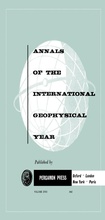 Cover: Tables of IGY Monthly Median Ionospheric Data - Elsevier