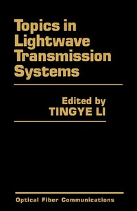 Enlarge image Cover: Topics in Lightwave Transmission Systems - Academic Press