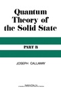 Cover: Quantum Theory of the Solid State - Academic Press