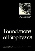 Cover: Foundations of Biophysics - Academic Press