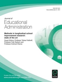 Enlarge image Cover: Methods in longitudinal school improvement research - Emerald Group Publishing Limited