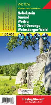 Abbildung von: WK 076 Nebelstein - Gmünd - Weitra - Groß Gerungs - Weinsberger Wald, Wanderkarte 1:50.000 - Freytag-Berndt und ARTARIA