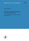 Cover: Die k&uuml;nftigen Eigenkapitalvorgaben f&uuml;r Versicherungsunternehmen - VVW Verlag Versicherungswirtschaft