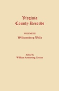 Cover: Virginia County Records. Volume III - Genealogical Publishing Company
