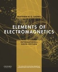 Cover: Elements of Electromagnetics - Oxford University Press Inc