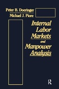 Cover: Internal Labor Markets and Manpower Analysis - M.E. Sharpe