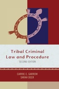 Cover: Tribal Criminal Law and Procedure - Rowman & Littlefield Publishers