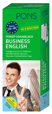 Abbildung von: PONS Power-Vokabelbox Business English in 4 Wochen - PONS Langenscheidt