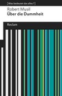 Cover: Über die Dummheit - Reclam