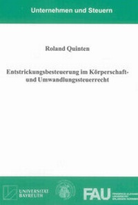 Abbildung von: Entstrickungsbesteuerung im Körperschaft- und Umwandlungssteuerrecht - Shaker