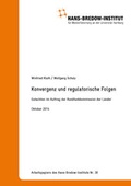 Cover: Konvergenz und regulatorische Folgen. Gutachten im Auftrag der Rundfunkkommission der L&auml;nder. - Hans-Bredow-Institut