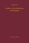 Cover: Studien zu den Salzehnten im Mittelalter - Harrassowitz Verlag