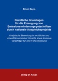 Bild: Rechtliche Grundlagen für die Erzeugung von Emissionsminderungsgutschriften durch nationale Ausgleichsprojekte - Kovac, Dr. Verlag