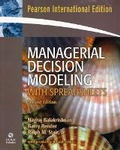 Cover: Managerial Decision Modeling with Spreadsheets and Student CD Package - Pearson