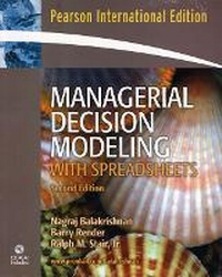 Enlarge image Cover: Managerial Decision Modeling with Spreadsheets and Student CD Package - Pearson