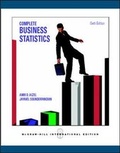 Cover: Complete Business Statistics with Student CD - McGraw-Hill Professional