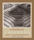 Cover: Thomas' Calculus, Early Transcendentals, Media Upgrade - Pearson